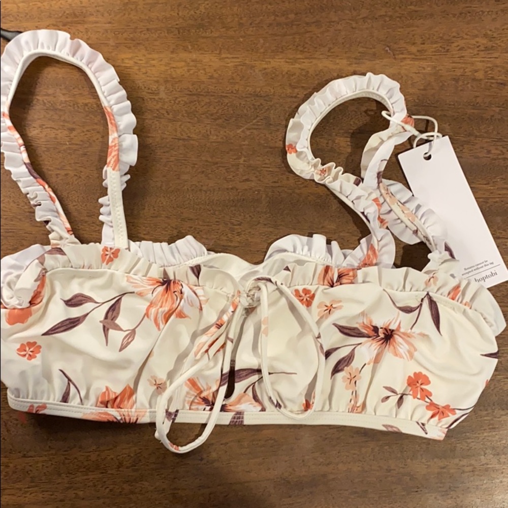 Lora Beige Ruched Bikini set - Picture 8 of 8